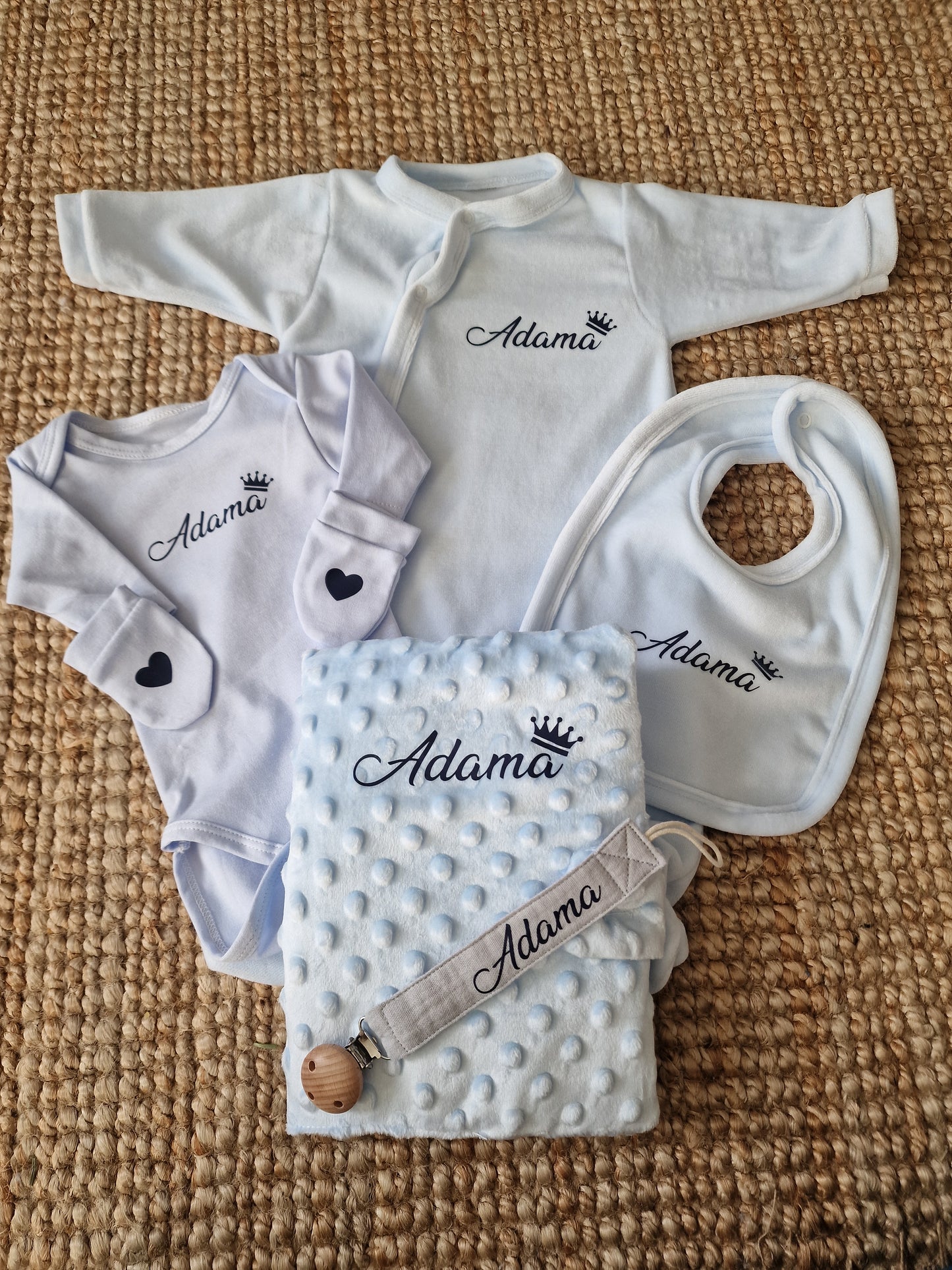 Attache tétine en lin