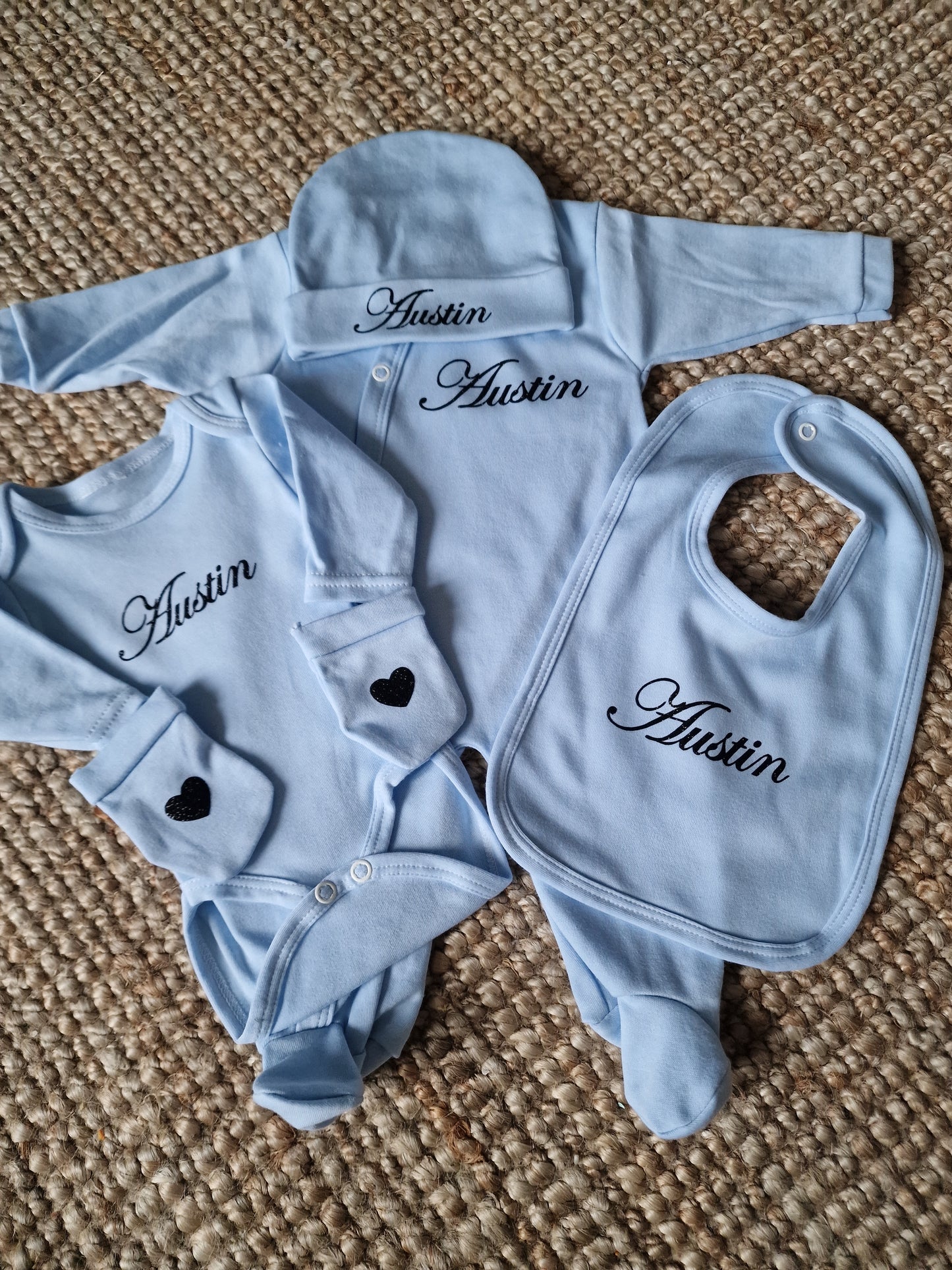 Ensemble naissance en coton