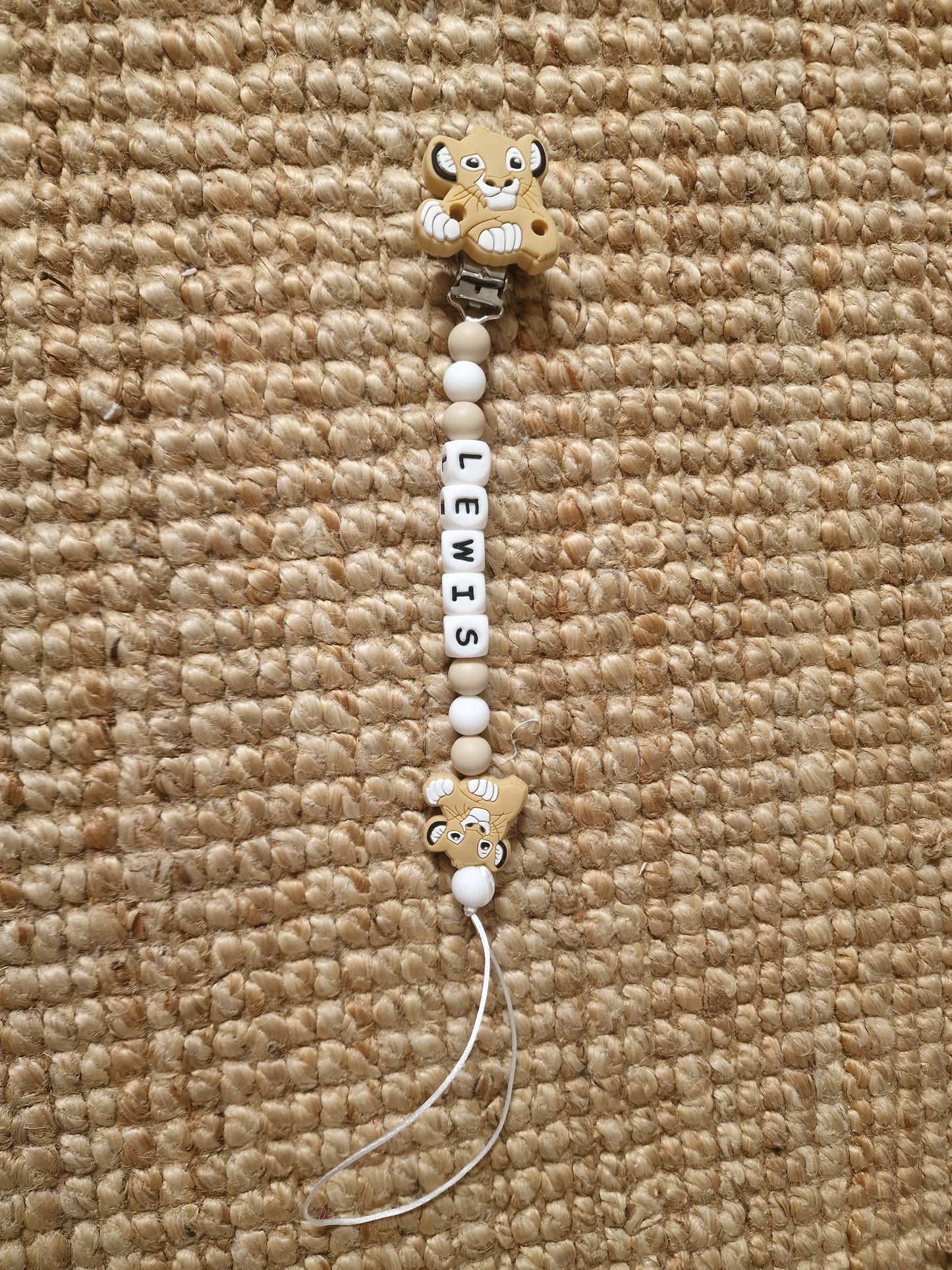 Attache tétine Lion