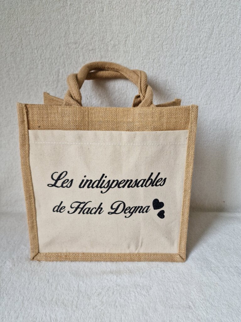 Sac en jute à poche