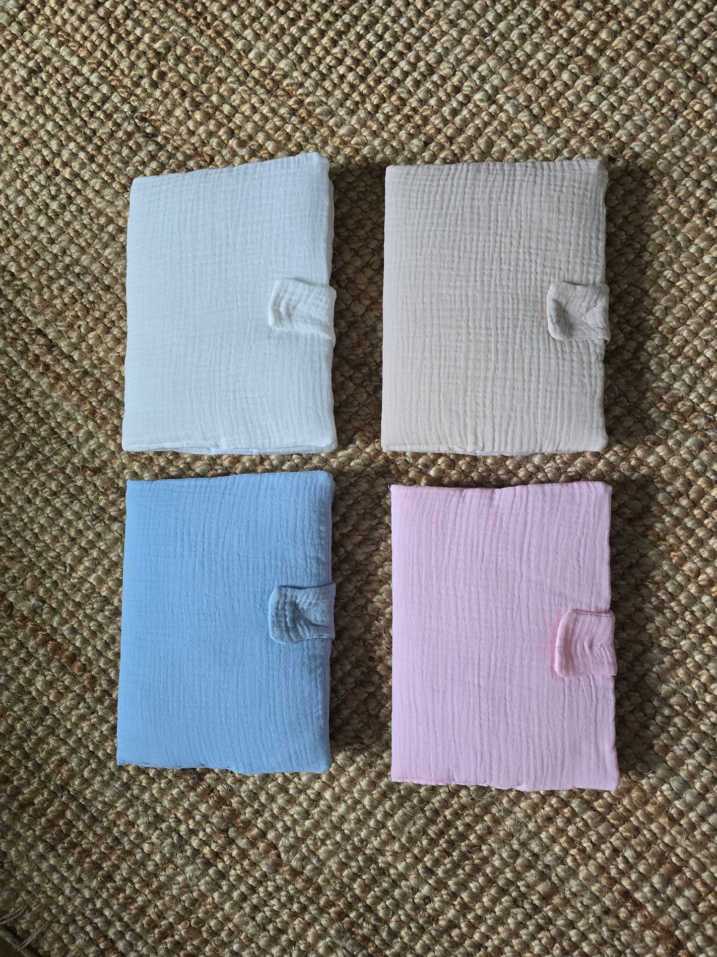 Protège carnet de santé en gaze de coton